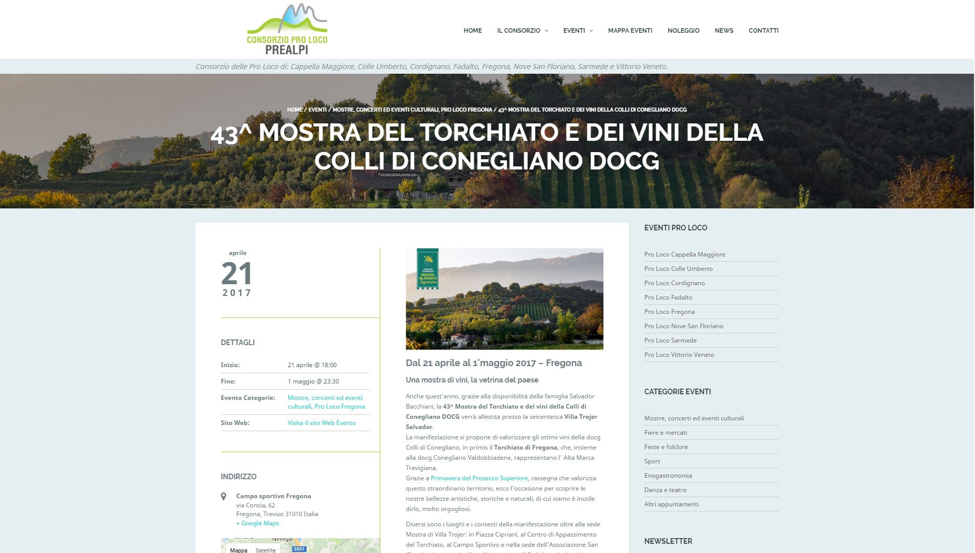 Consorzio Pro Loco delle Prealpi | Christian De Luca - Web Designer & Developer