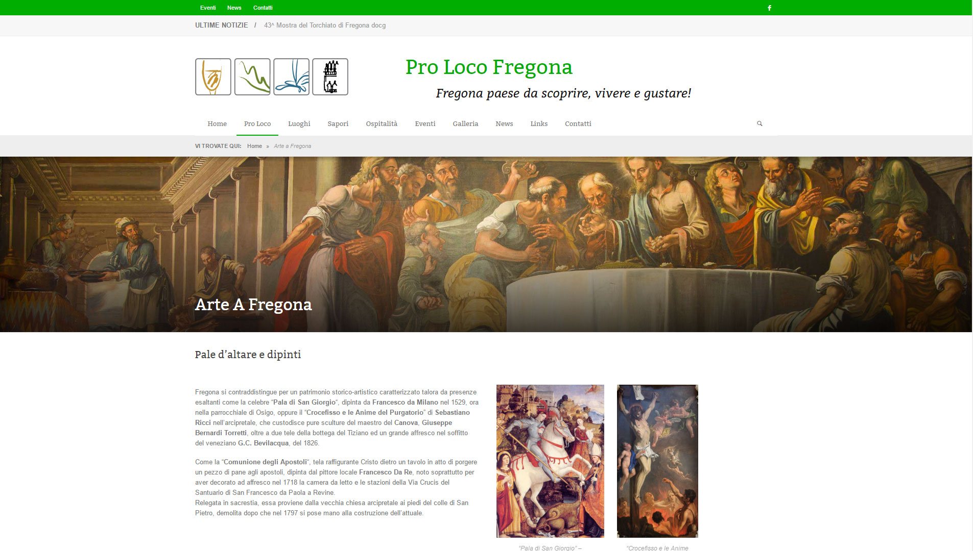 Pro Loco Fregona | Christian De Luca - Web Designer & Developer