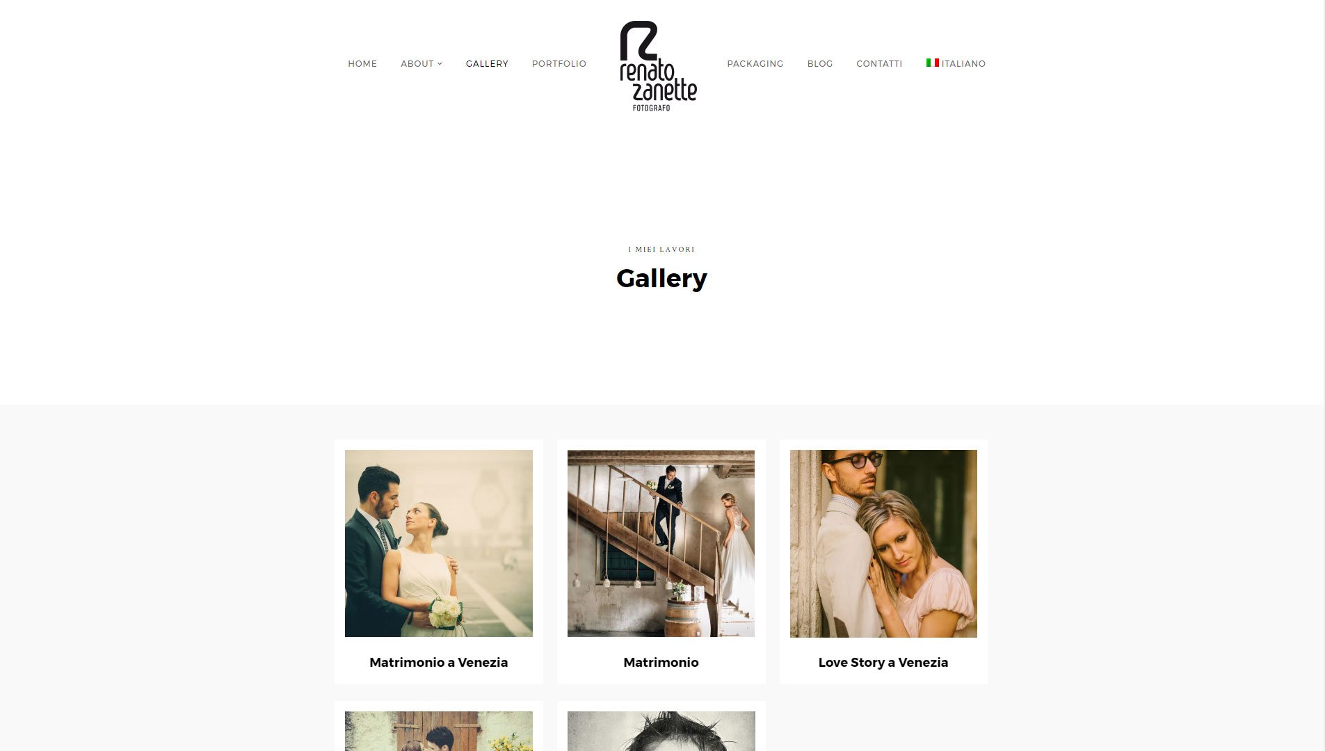 Renato Zanette Fotografo | Christian De Luca - Web Designer & Developer